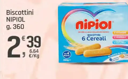 Biscottini Nipiol
