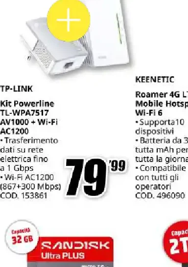 TP-Link Kit Powerline TL-WPA7517