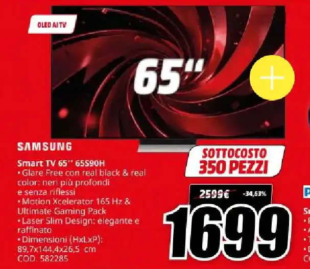 Smart TV Samsung 65S90H