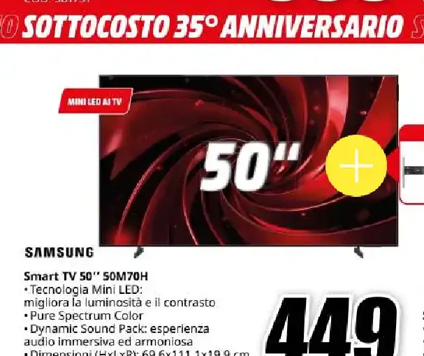 Smart TV Samsung 50M70H