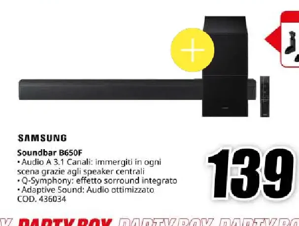 Samsung Soundbar B650F