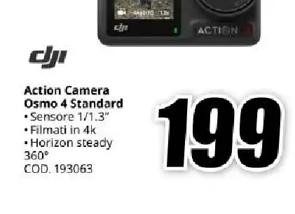 DJI Action Camera Osmo 4 Standard