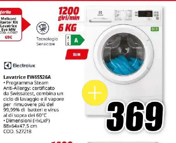 Lavatrice Electrolux EW65526A