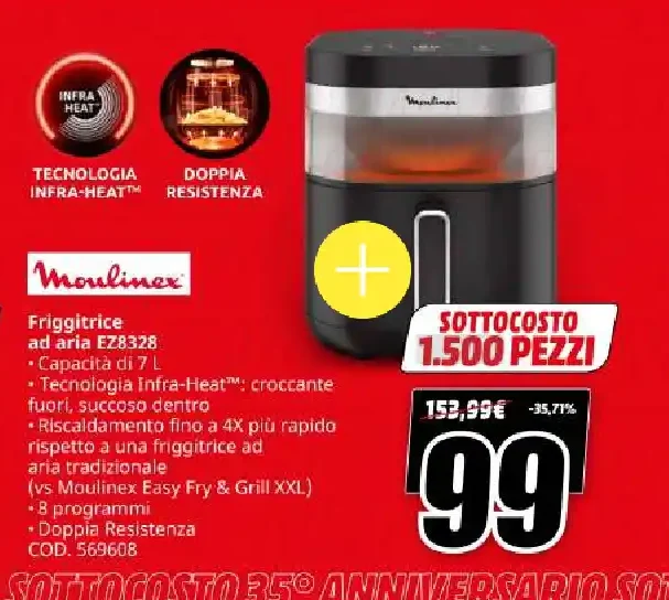 Friggitrice ad aria Moulinex EZ8328