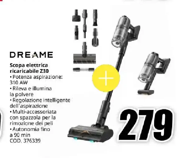 Scopa elettrica Dreame Z30