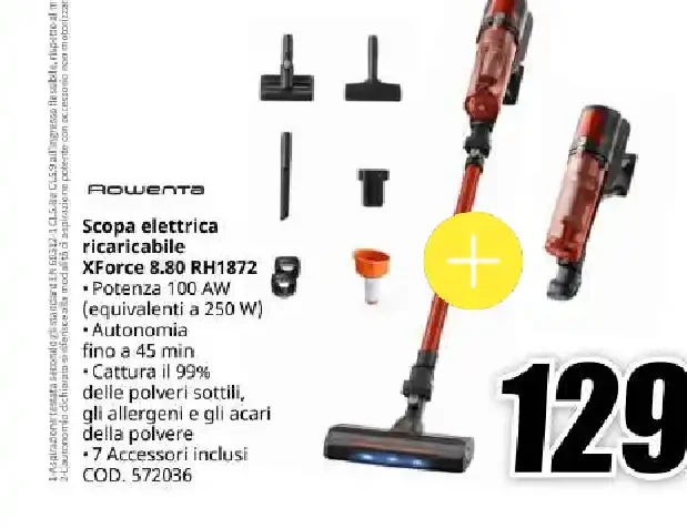 Scopa elettrica Rowenta XForce 8.60 RH1872