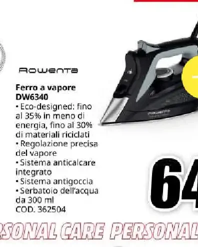 Ferro a vapore Rowenta DW6340