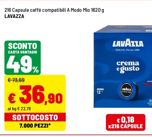 Capsule caffè compatibili A Modo Mio
