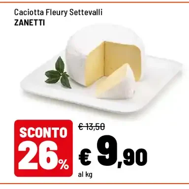 Caciotta Fleury Settevalli