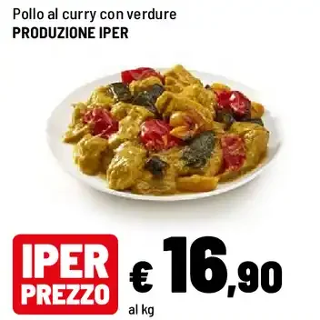 Pollo al curry con verdure
