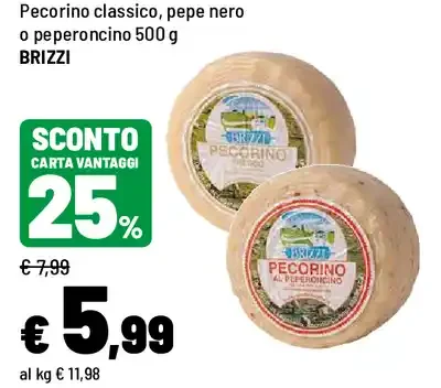 Pecorino classico, pepe nero o peperoncino
