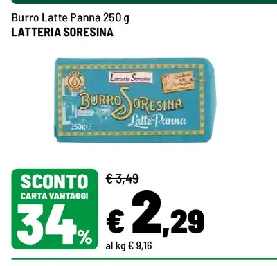 Burro Latte Panna