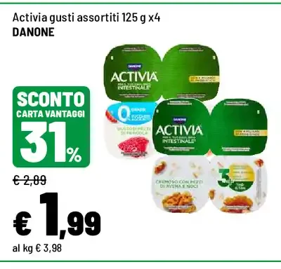 Activia gusti assortiti