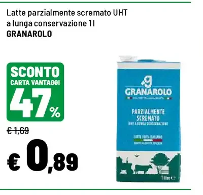 Latte parzialmente scremato UHT