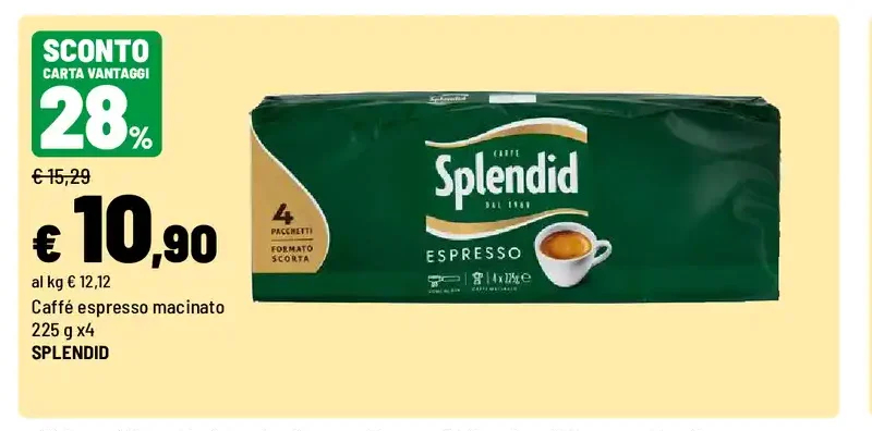 Caffè espresso macinato