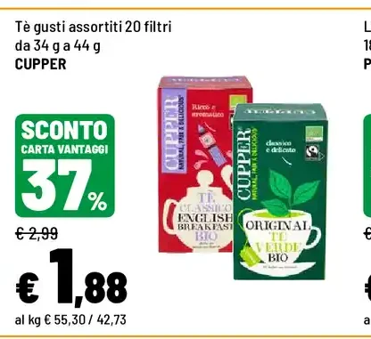 Tè gusti assortiti