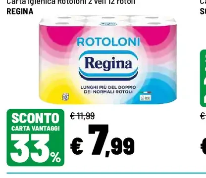 Carta igienica Regina