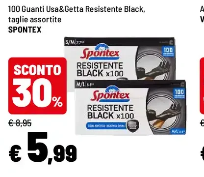 Guanti Usa&Getta Spontex