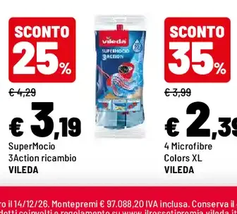 Ricambio SuperMocio Vileda