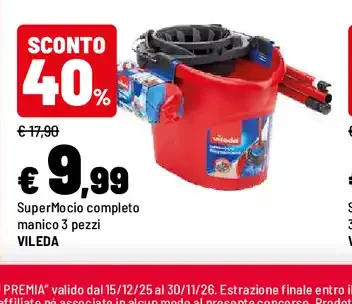 Secchio lavapavimenti Vileda