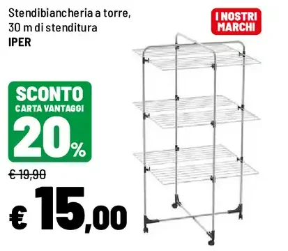 Stendibiancheria a torre