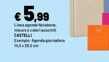 Agenda e calendario linea Notabene