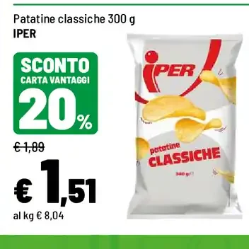 Patatine classiche