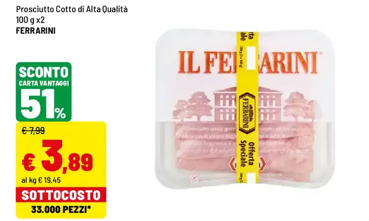 Prosciutto cotto