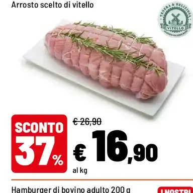 Arrosto scelto di vitello