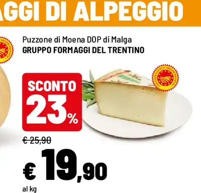 Puzzone di Moena DOP di Malga