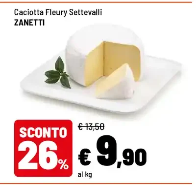 Caciotta Fleury Settevalli
