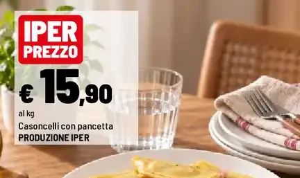 Casoncelli con pancetta