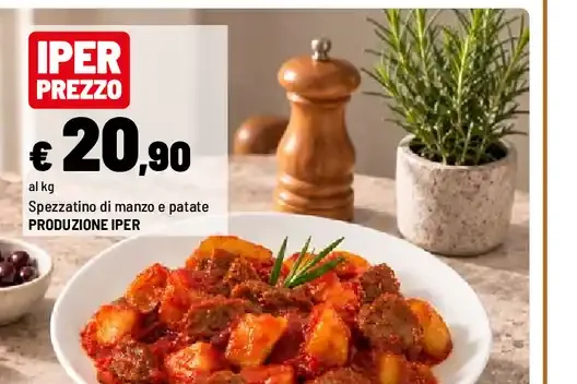 Spezzatino di manzo e patate