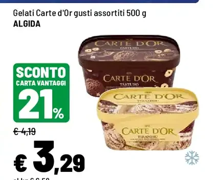 Gelati Carte d'Or
