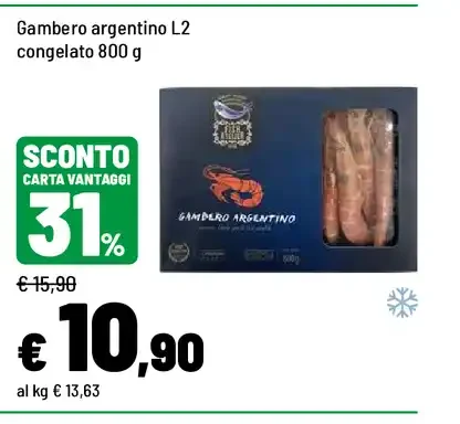 Gambero argentino L2 congelato