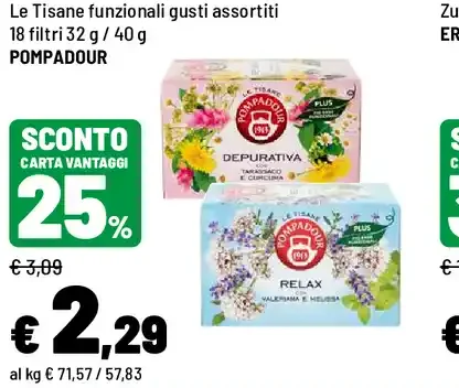 Tisane funzionali gusti assortiti