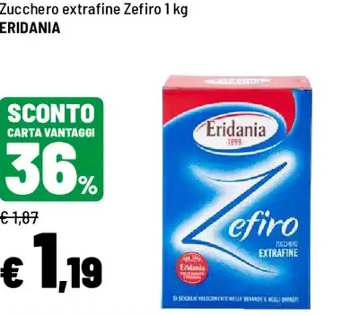 Zucchero extrafine