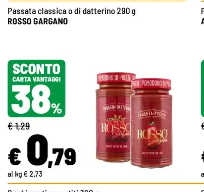 Passata classica o datterino