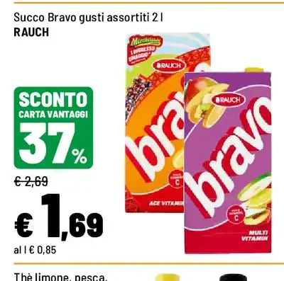 Succo Bravo gusti assortiti