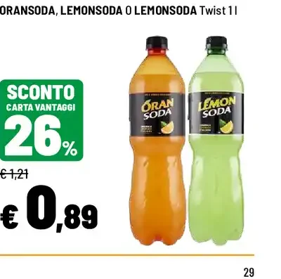 Oransoda, Lemonsoda o Lemonsoda Twist
