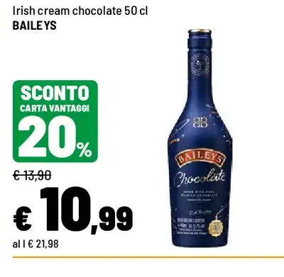 Irish cream chocolate