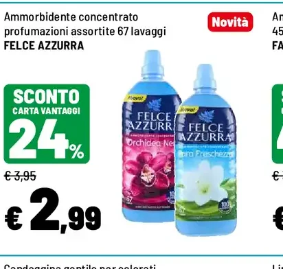 Ammorbidente concentrato Felce Azzurra