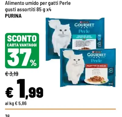 Alimento umido gatti Gourmet Perle