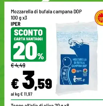 Mozzarella di bufala campana DOP