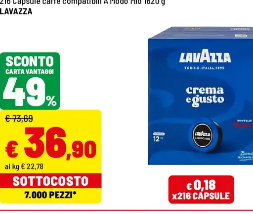 Capsule caffè compatibili A Modo Mio