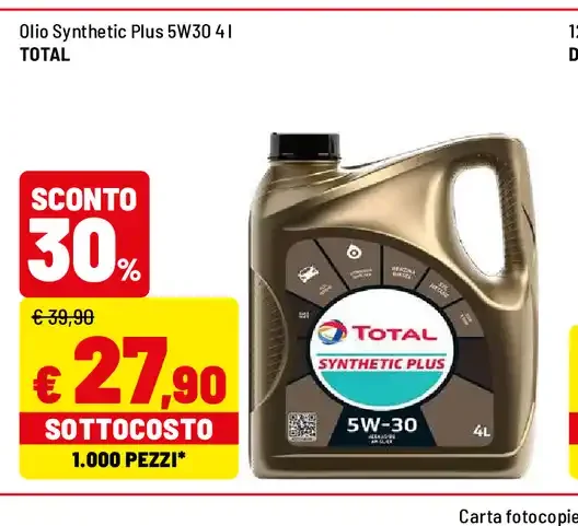 Olio Synthetic Plus 5W30