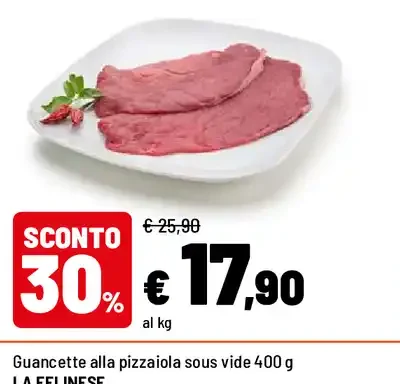 Bistecca di coscia di bovino adulto