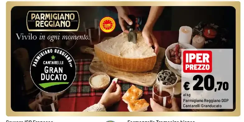 Parmigiano Reggiano DOP Cantarelli Gran Ducato
