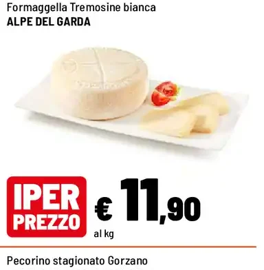 Formaggella Tremosine bianca