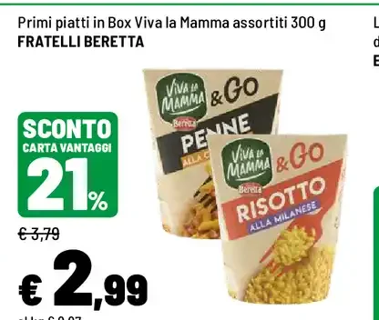 Primi piatti in busta